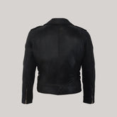 Freaky Mens Black Motorcycle Leather Jacket